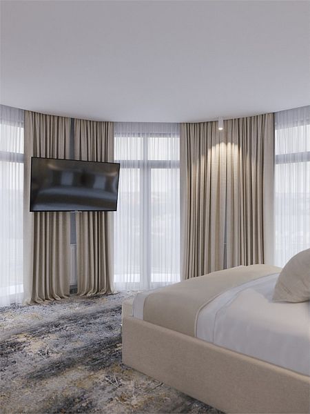 Люкс 2-местный 1-комнатный (с панорамой)