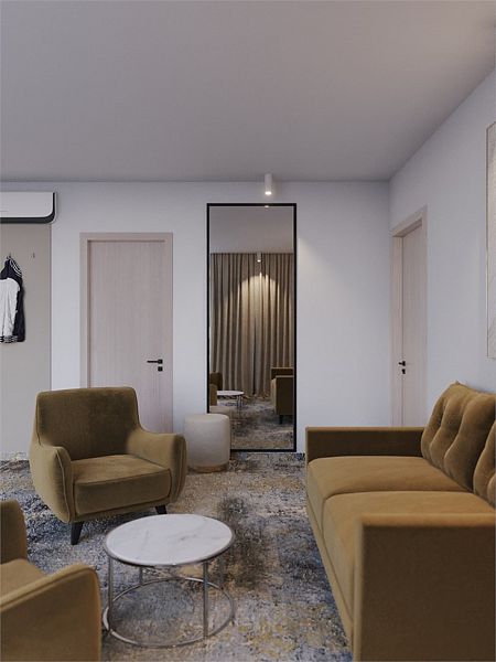 Люкс 2-местный 1-комнатный (с панорамой)