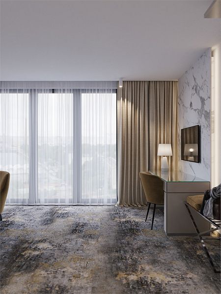 Люкс 2-местный 1-комнатный (с панорамой)