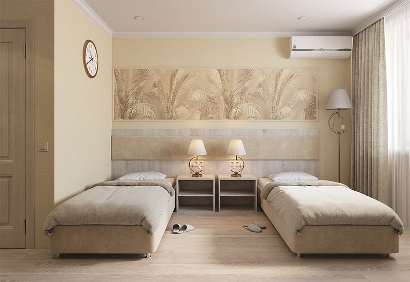 Стандартный 2-местный 1-комнатный