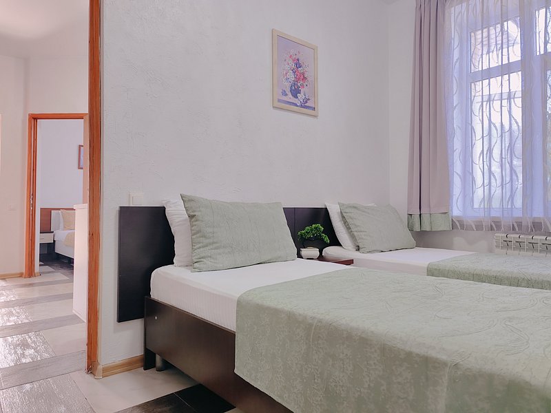 Апартаменты 4-местный 2-комнатный (с кухней гостиной)