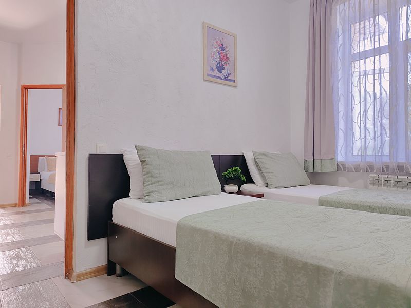 Апартаменты 4-местный 2-комнатный (с кухней гостиной)