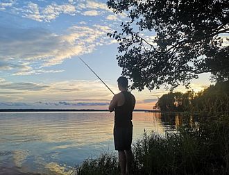 Рыбалка на озере Волго