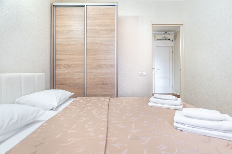 Апартаменты 4-местный (с 2 спальнями и террасой)