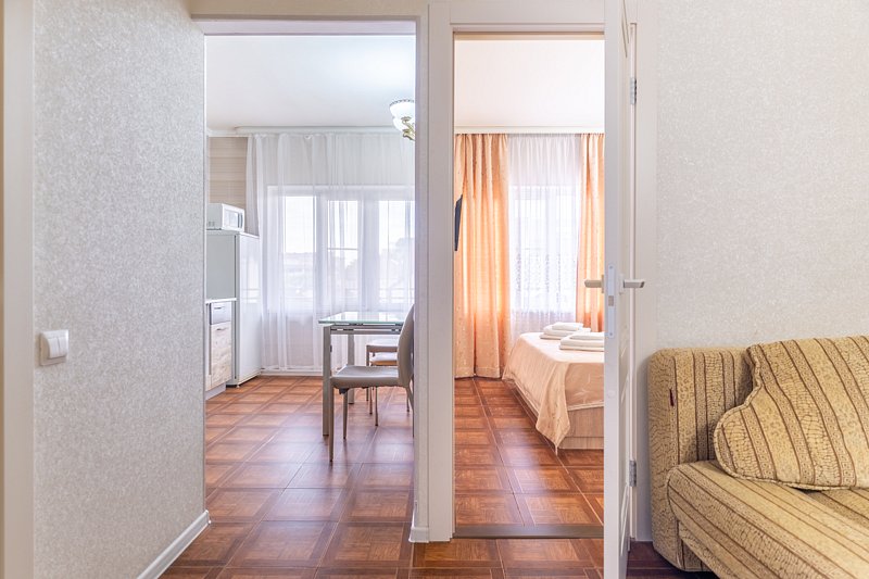 Апартаменты 4-местный (с 2 спальнями и террасой)