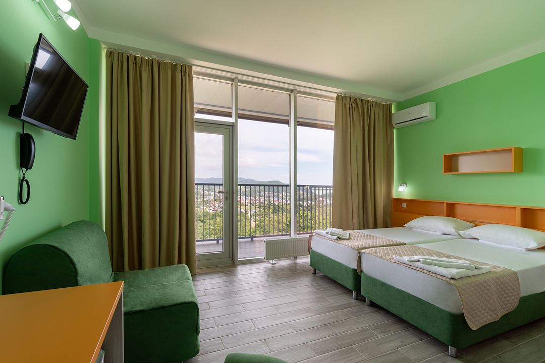 Стандартный 2-местный 1-комнатный (с балконом)