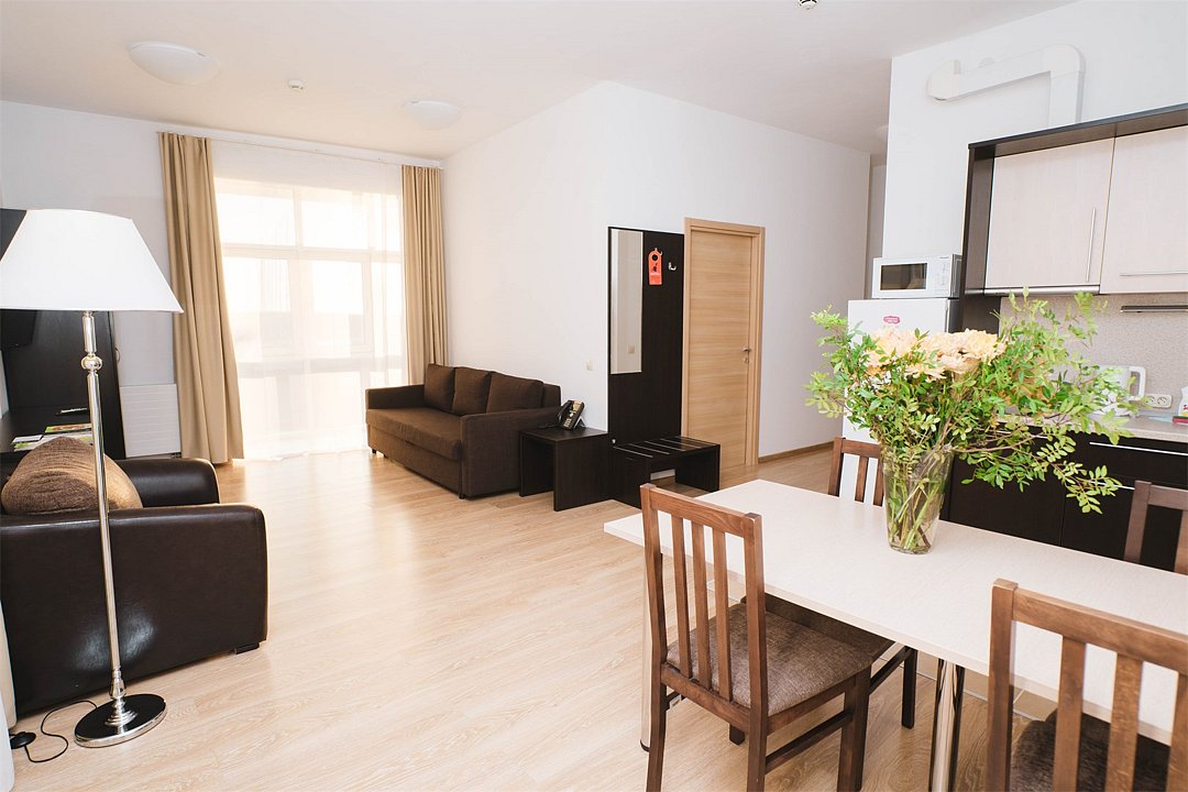 Апартаменты 2-местный (с 1 спальней, с кухней, для людей с ограниченными возможностями)