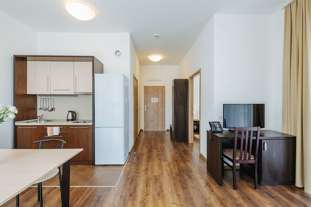 Апартаменты 2-местный (с 1 спальней, с кухней, для людей с ограниченными возможностями)