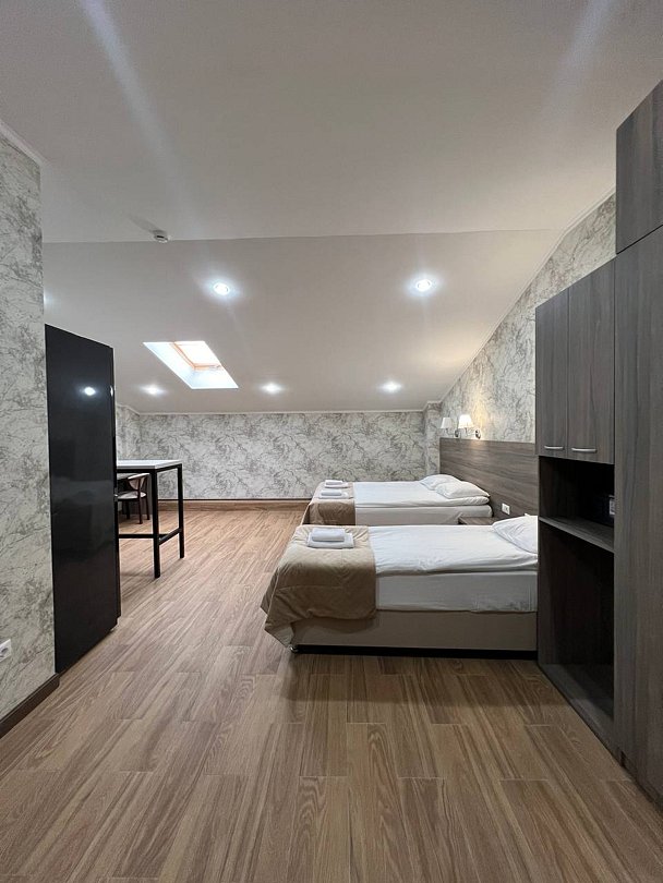 Апартаменты 3-местный (без балкона, мансарда)