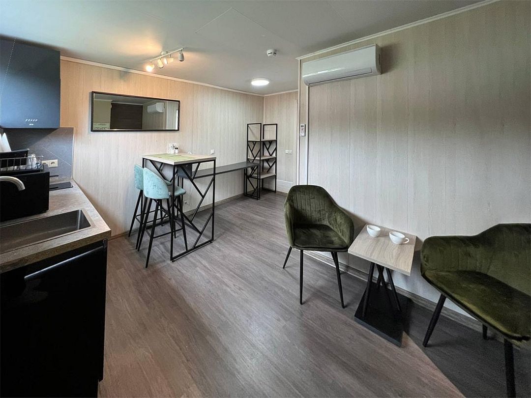 Таунхаус Стандартный 2-местный 1-комнатный (Семейный, с кухней)