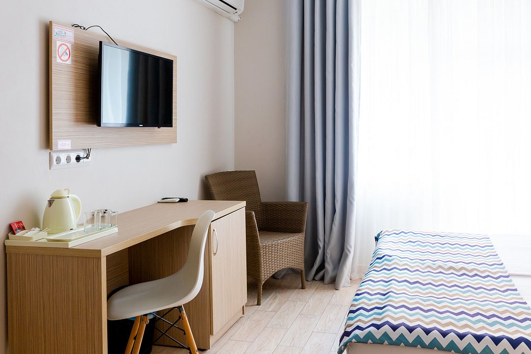 Стандартный 2-местный 1-комнатный (вид на сад)