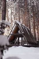 Дом A-Frame до 5 гостей, Парк-отель Клевер, Красноярск