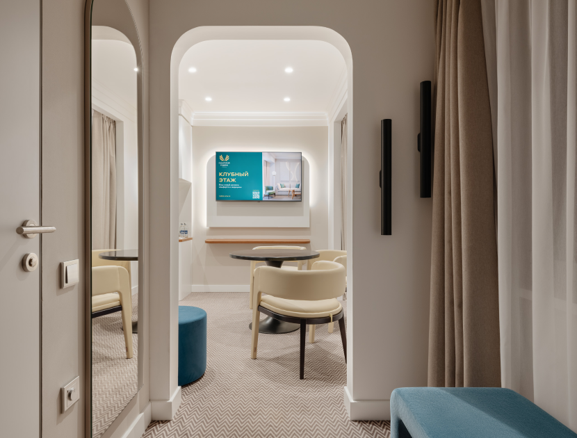 Люкс 2-местный 1-комнатный (Клубный этаж)