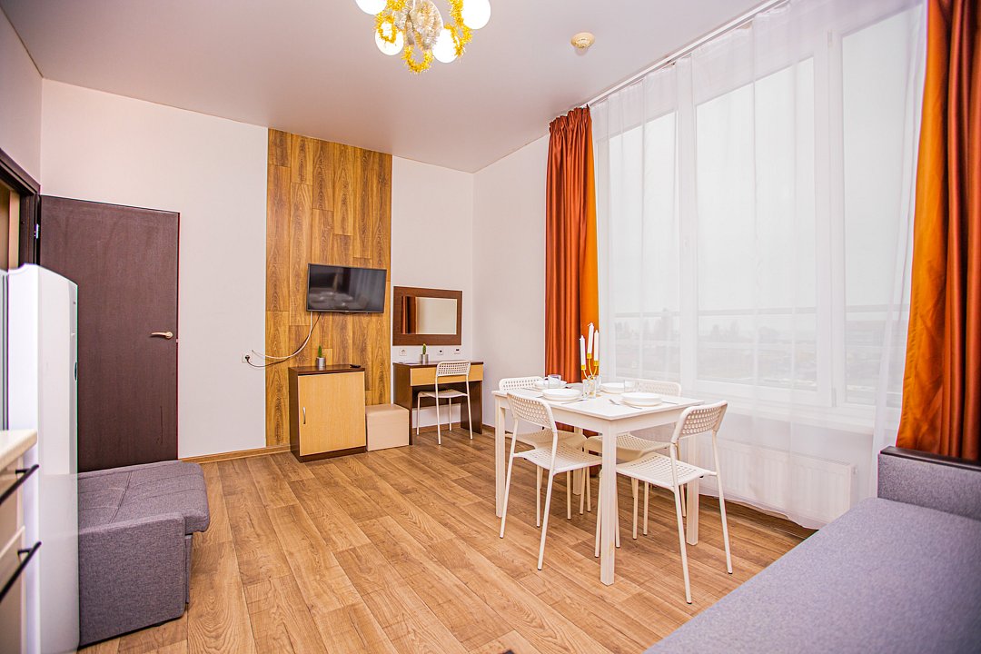 Апартаменты 7-местные 2-комнатные (с кухней и видом на море, 403, 404, 503, 504)