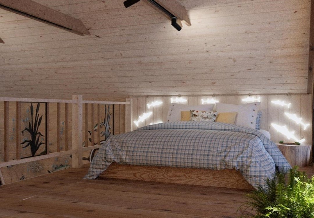 Коттедж 3-местный 2-комнатный (Рыбацкая Деревня)