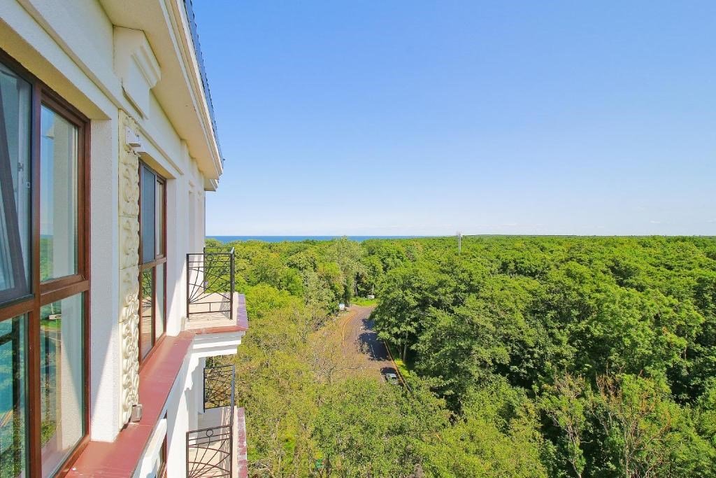 Апартаменты 2-местный 1-комнатный (с панорамным видом и балконом)