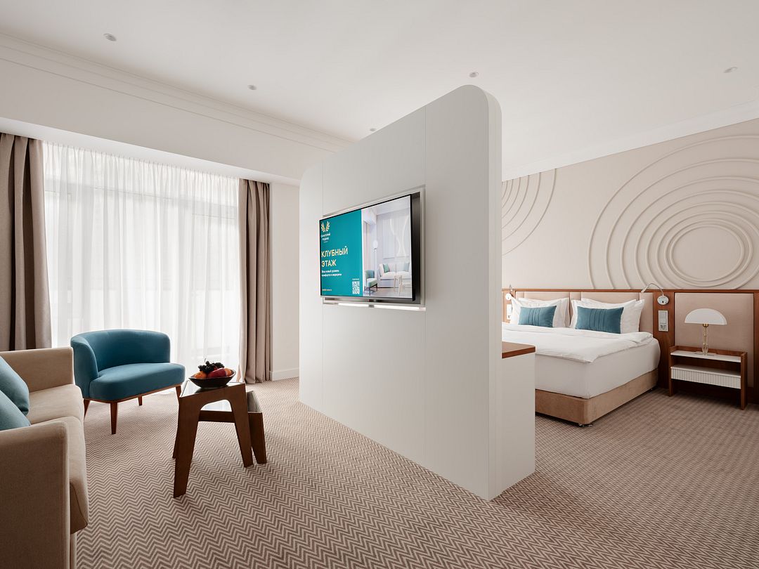 Делюкс 2-местный 1-комнатный (Клубный этаж)