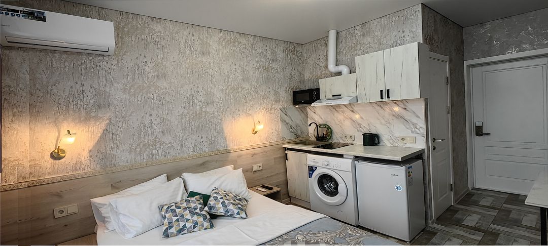 Студио 2-местный 1-комнатный (с мини-кухней)