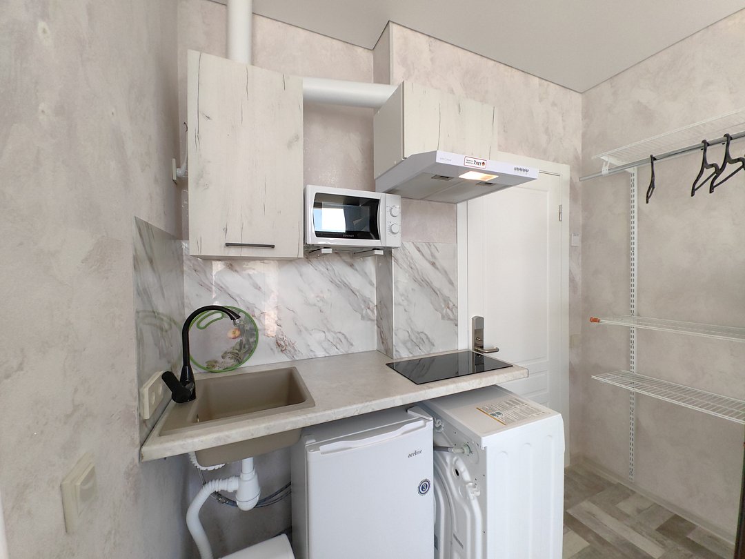 Студио 3-местный 1-комнатный (с мини-кухней)