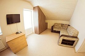 Двухместный семейный номер Standard с 2 комнатами двуспальная кровать, Отель Эдельвейс, село Абзаково