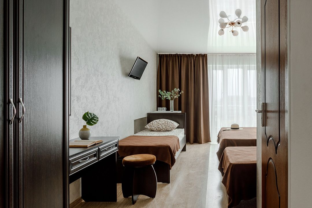 Стандартный 4-местный 1-комнатный