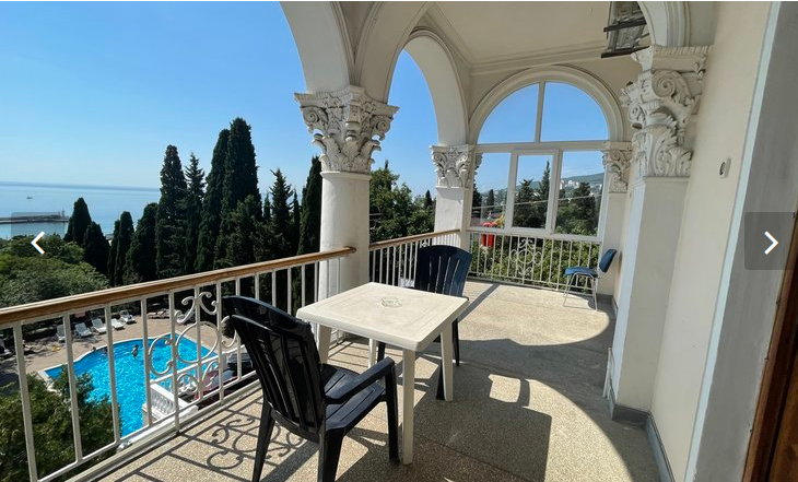 Комфорт 4-местный 2-комнатный (с видом на море)