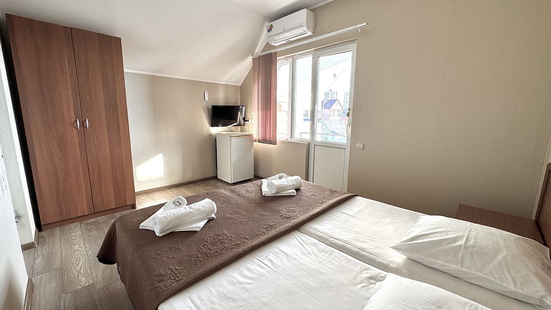 Комфорт 2-местный 1-комнатный (корпус 1,2)