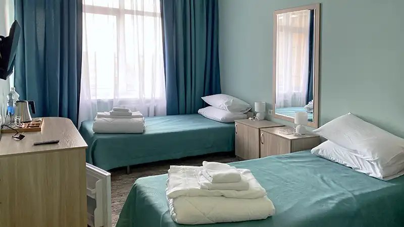 Стандартный Плюс 2-местный 1-комнатный (корпус №1, 9 этаж)