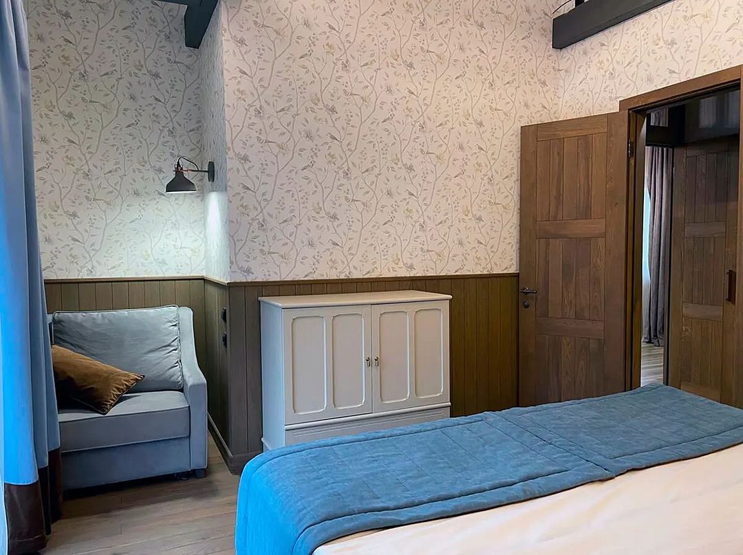 Люкс 5-местный 2-комнатный (с камином)