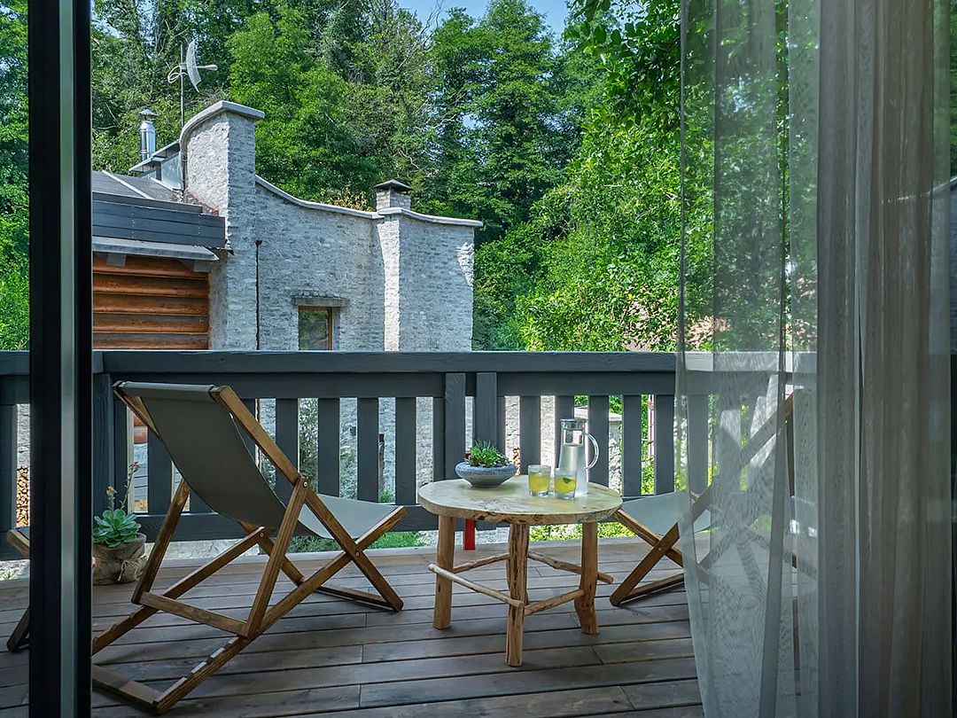 Люкс 5-местный 2-комнатный (с камином)