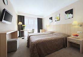 1-мест. (разм. в 2-мест.) станд. (разд. кровати), Санаторий Плаза SPA, Железноводск