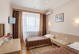 1-мест. (разм. в 2-мест.) комфорт 1 катег., корп. 4, Санаторий им. М. Ю. Лермонтова, Пятигорск