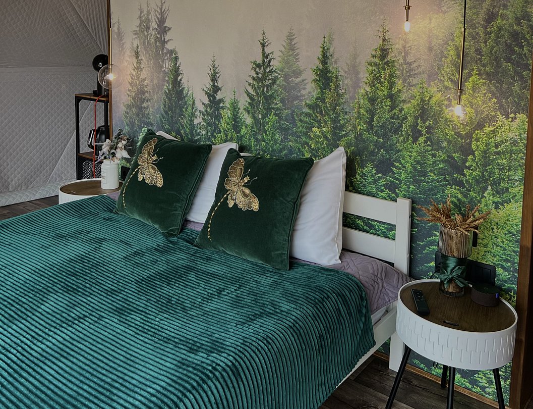 Купольный тентовый дом