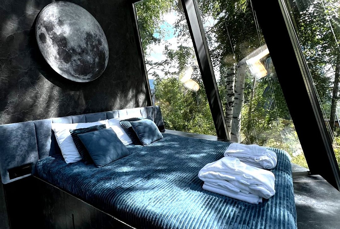 Пирамида 2-местный Стеклянный типи