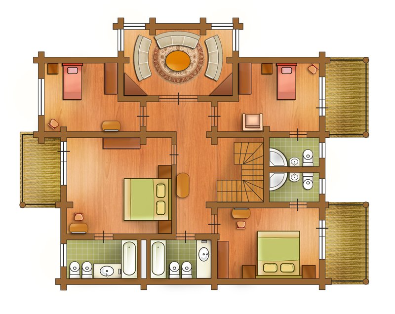 Вилла 7-местная