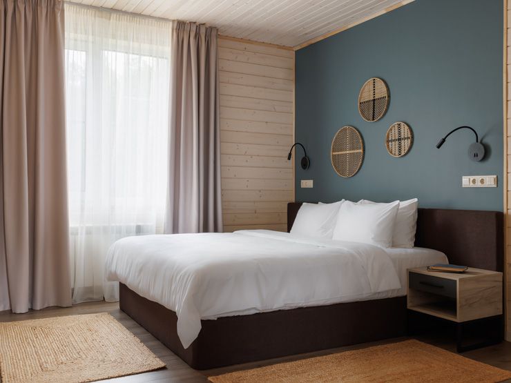 Коттедж 10-местный 2-этажный (с камином)