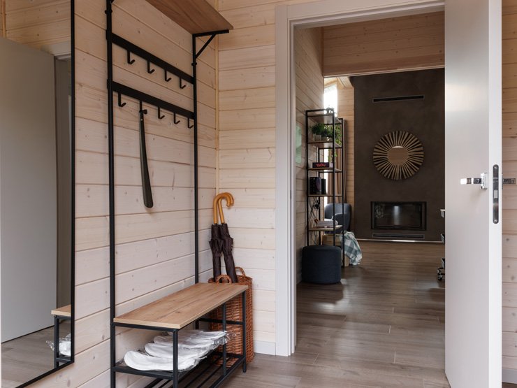 Коттедж 6-местный 1-этажный (с камином)