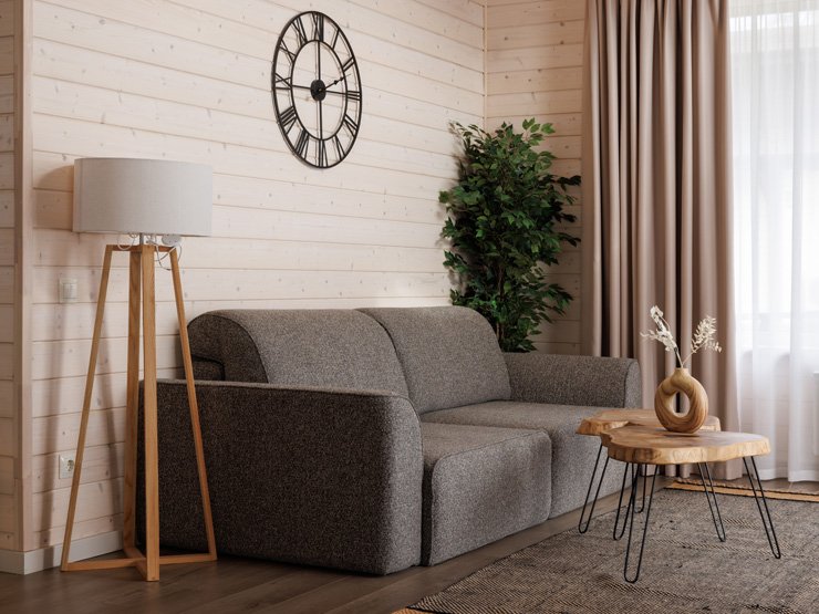 Коттедж 6-местный 1-этажный (с камином)