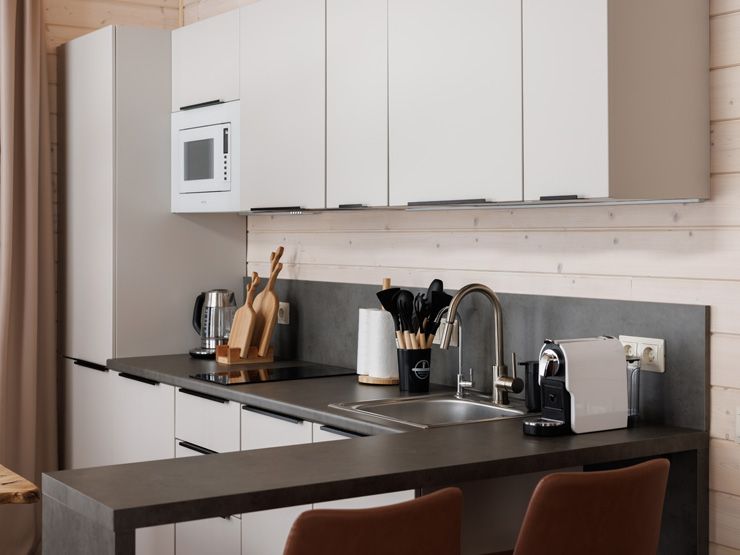 Коттедж 6-местный 1-этажный (с камином)