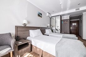 Двухместный номер Standard 2 отдельные кровати, Отель Байкал Бизнес Центр, Иркутск