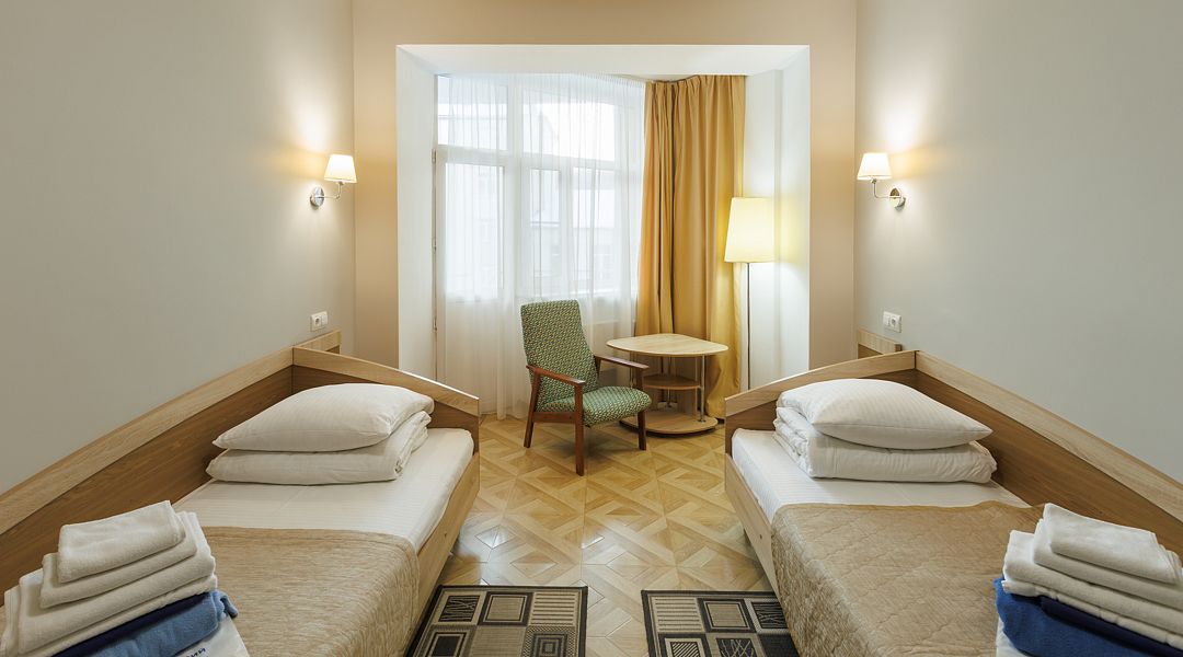 Стандартный 2-местный 2-комнатный (блочного типа)