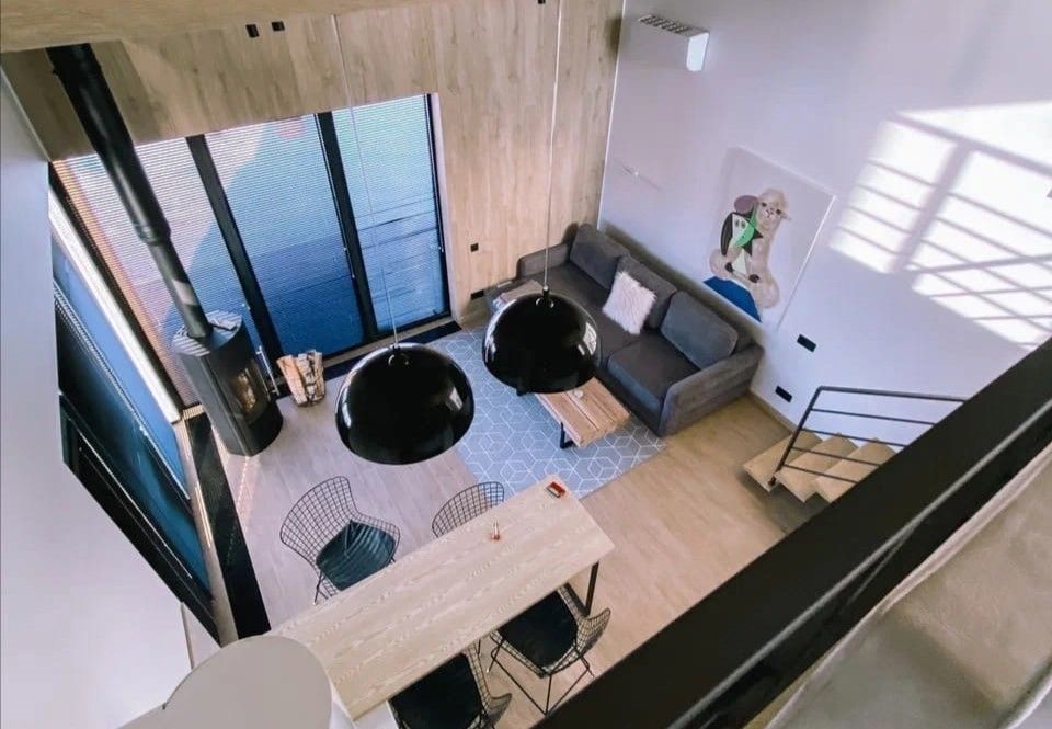 Дом 2-местный 2-комнатный (с камином и террасой)