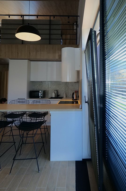 Дом 2-местный 2-комнатный (с камином и террасой)