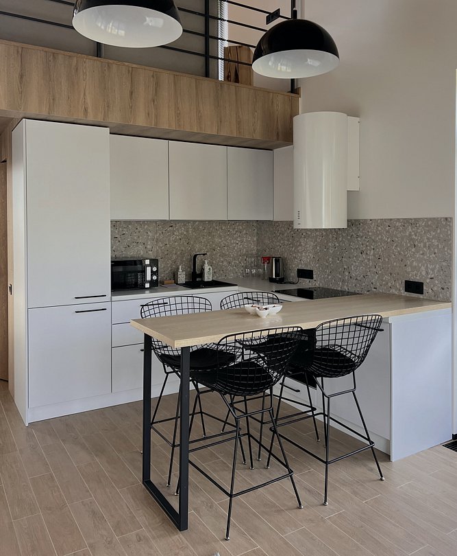 Дом 2-местный 2-комнатный (с камином и террасой)