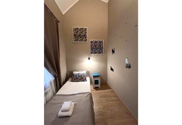 Стандартный 1-местный 1-комнатный