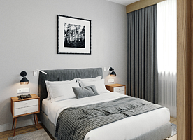 Двухместный Nordic Superior с красивым видом из окна 2 отдельные кровати, RODINA Grand Hotel & SPA Irkutsk 5*, Иркутск