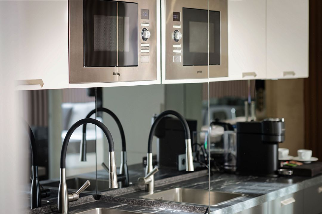 Апартаменты Luxe 6-местный 3-комнатный (2 спальни, 1 этаж)