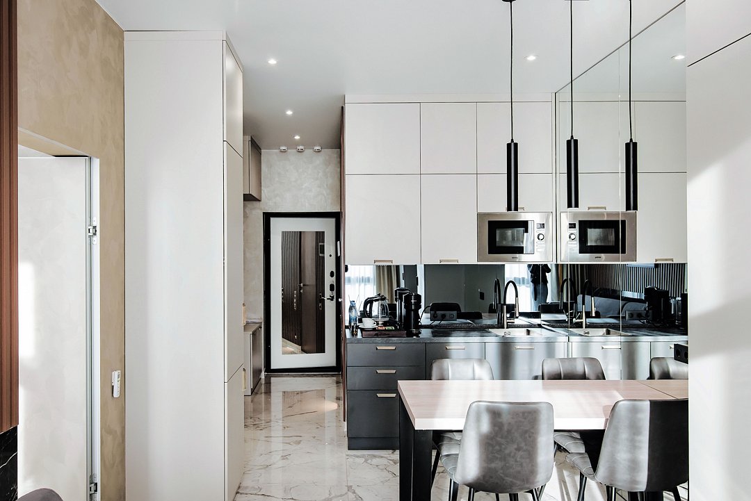 Апартаменты Luxe 6-местный 3-комнатный (2 спальни, 1 этаж)