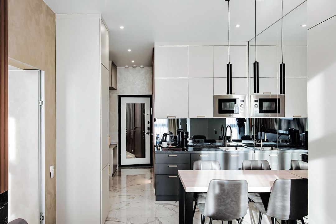 Апартаменты Luxe 6-местный 3-комнатный (2 спальни, 1 этаж)