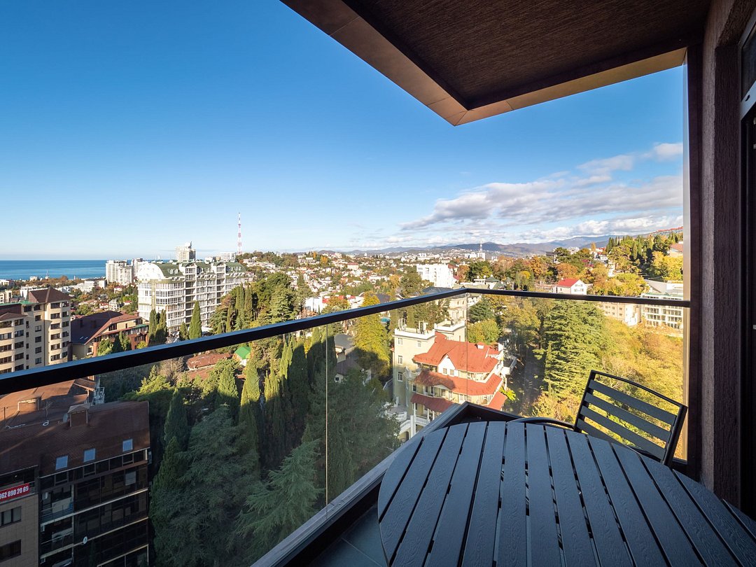 Апартаменты Luxe 6-местный 3-комнатный (2 спальни)